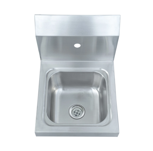 Wall-mounted wash basins used in hospitals