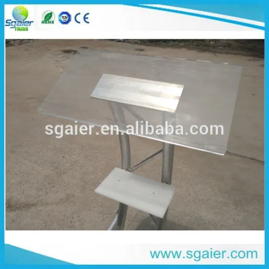 SG001 Aluminum Truss Lectern , Acrylic Lectern Podium,durable truss lectern