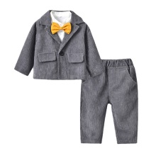 Solid Color Cotton Children's Corduroy Suit