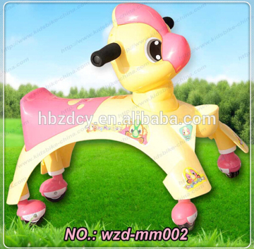 Selling colorful Kids ride on car bike/ Baby Swing car WZD-MM002