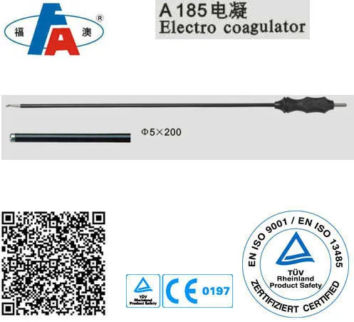 Electrode coagulator, Laparoscopy instruments