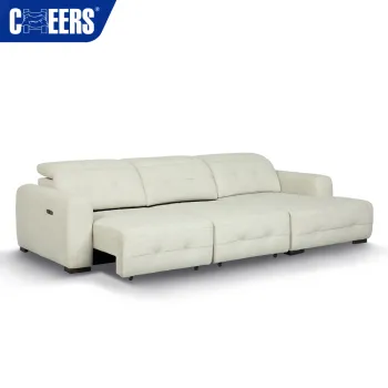 MANWAH CHEERS Power Recliner Sofa Bed: A Versatile L-Shape Couch Group with Chaise Lounge for Your Living Room