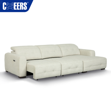 MANWAH CHEERS Power Recliner Sofa Bed: A Versatile L-Shape Couch Group with Chaise Lounge for Your Living Room