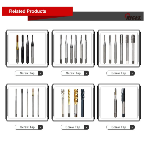 Ferramentas de perfuração Spiral Flute HSS Machine Tap