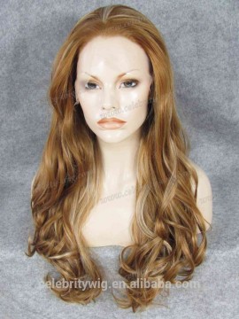 Chic style beauty color honey blonde Front Lace Synthetic Wigs