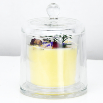 Bell Jar Dried Flowers Scented Candle Gift Set