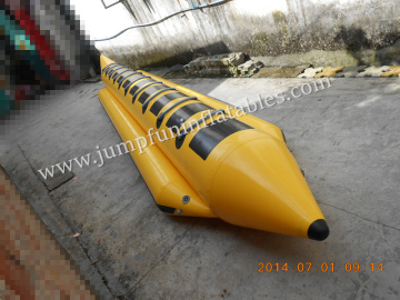 2016 biggest Banana Boat with 10 seats Single Tube Inflatable Banana Boats adults