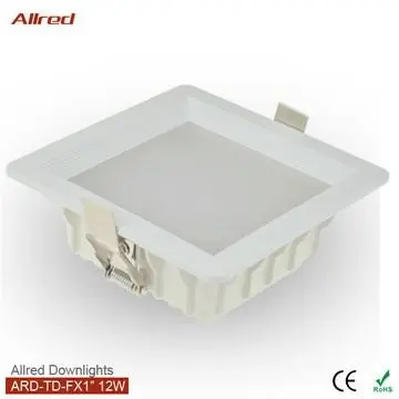 led luminaire square embeded style downlights