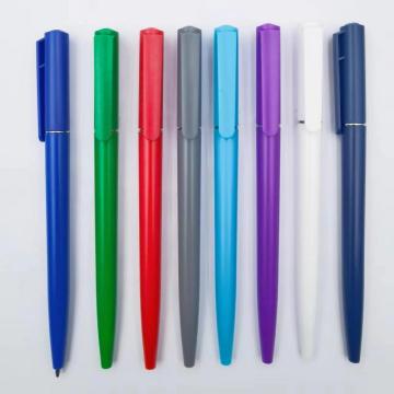 Personaliseret billig sublimering Glat skrivning Ball Pen Plastic Hotel Ballpoint Pen rullepen