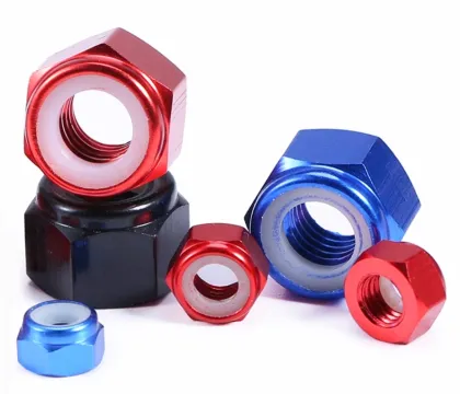 Aluminum Hex Nylon Insert Lock Nuts