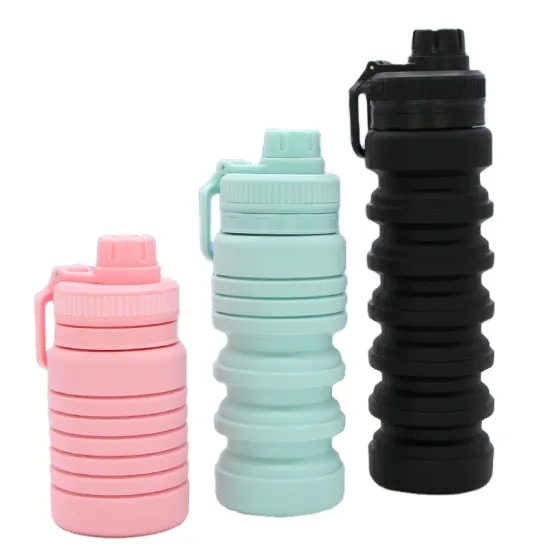 Customizable 750ML BPA-Free Collapsible Sport Water Bottle with Leakproof Lid - Ideal for Travel, Kids, and Hot Water Needs