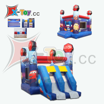 Race car inflatable jumper slide