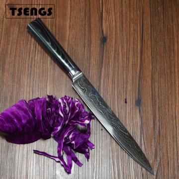 8 inci 67 Lapisan Damascus Steel Slicing Chef Pisau