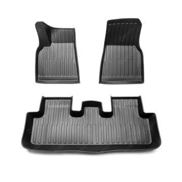 2021-2023 Tesla Model Y 5-Seats Left-Hand Drive TPE Foot Floor Mats