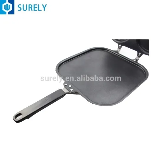 Aluminum die casting omelet maker pan