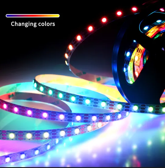 5v 12v addressable rgb led strip 5050 ws2811 ws2812b ws2813 waterproof flexible adressable led strip