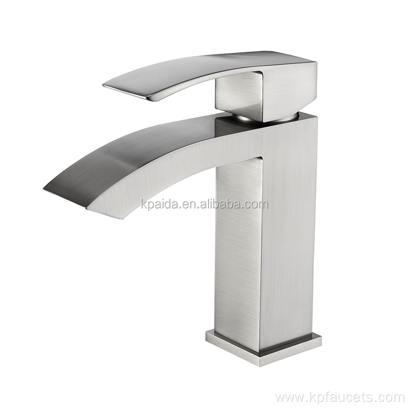 Stainless Steel Bathroom Vanity Waterfall Wash Taps