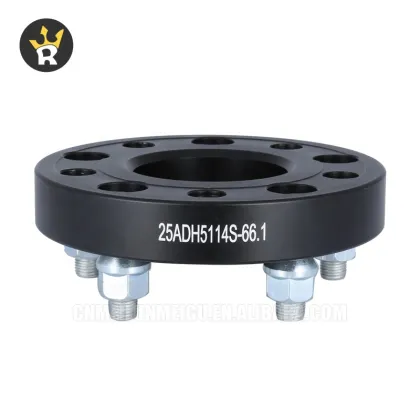 25mm Black Aluminum Wheel Adapters & Spacers for Nissan