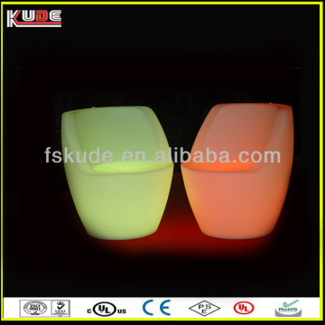 Plastic lighted bar furniture, Remote control led bar chair kitchen bar chair