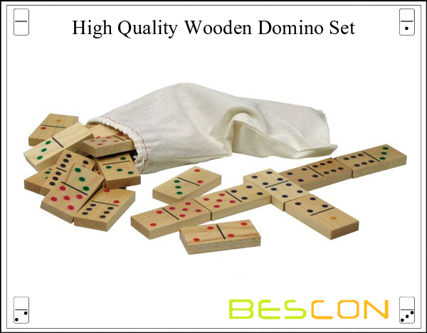 High Quality Wooden Domino Set-2