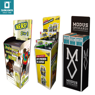 Vertical Metal Rack for Beer Bottles with Spring-Controlled Display