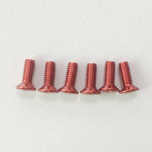 Aluminum M3 flat head bolt Hobbycarbon