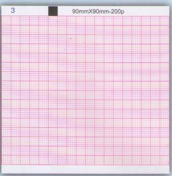 Three-Conduct Electrocardiograph Paper:90mmX90mm-200P(ESAOTE-P80)