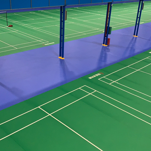 Badminton spotrs flooring with BWF certificate