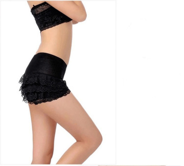 Hot Sell Summer Korean Modal Four Layers Lace Safety Shorts B3214
