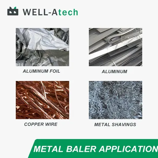 Hydraulic UBC Metal Baler for Scrap Aluminum, Can, Steel & Industrial Metal Shaving Machine