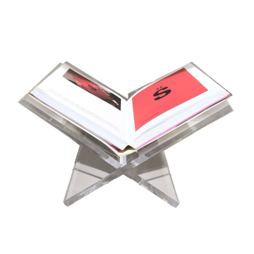 Acrylic X Shaped Magazine Holder
