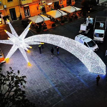 Reka bentuk tersuai LED Outdoor LED Hiasan Krismas 3D Lampu Bintang