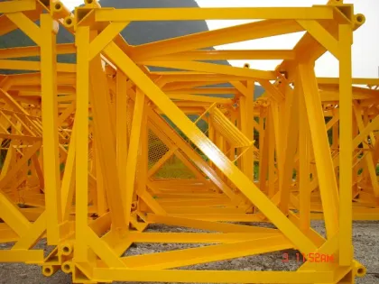 Square Tube Tower Crane Parts Mast Section