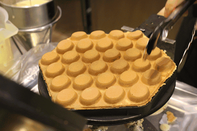 hot sale electric bubble waffle maker with CE for sale