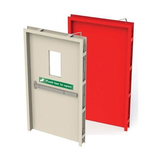 Emergency exit Panic bar fire rated steel doors