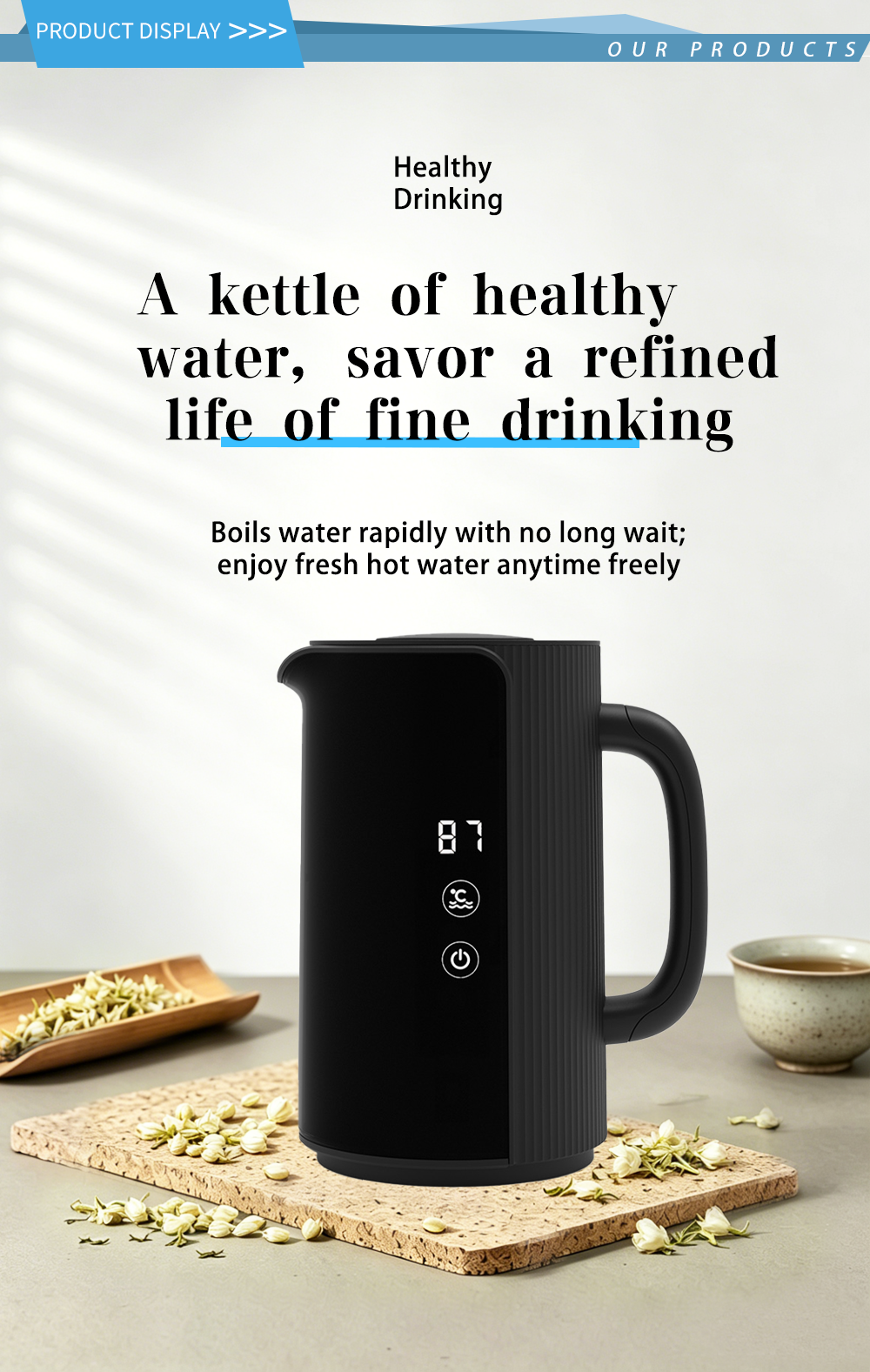 digital 304S kettle FK-2603 1