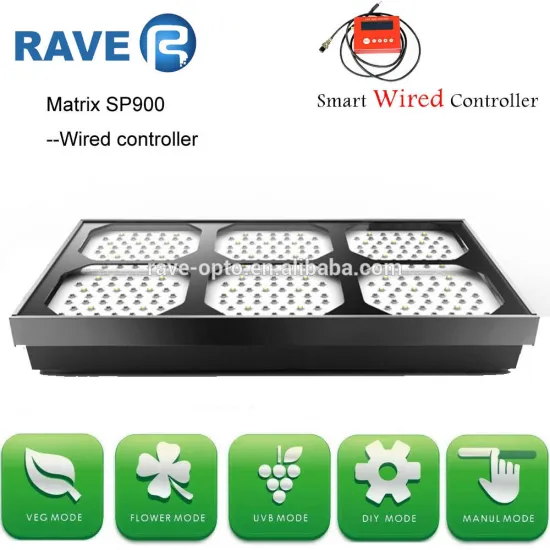 Wired Control 900W LED Grow Lights Lamp Full Spectrum Panel