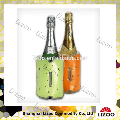 Gel ice pack wine cooler