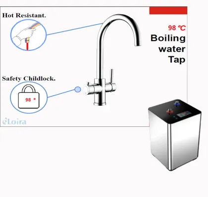 OEM Brass Kitchen Instant Hot Faucet - Boiling Water Tap 3in1/4in1