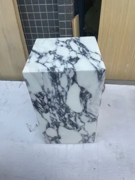 Luxury Rectangular Calacatta Nature Marble Side Coffee Table