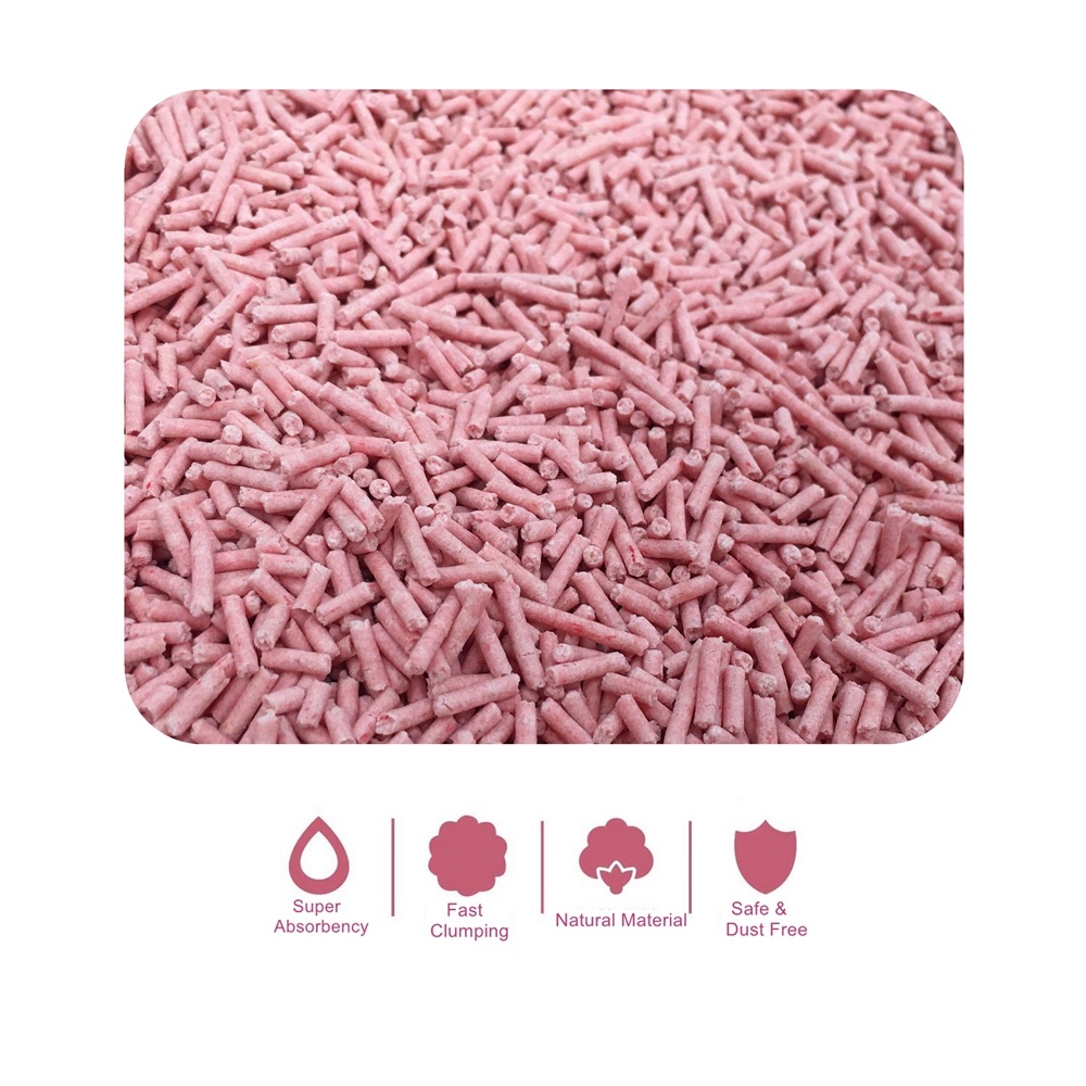 Peach litter