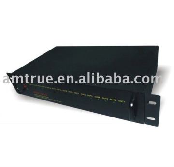 16 channel CCTV 1U Rack Mount Power Supply