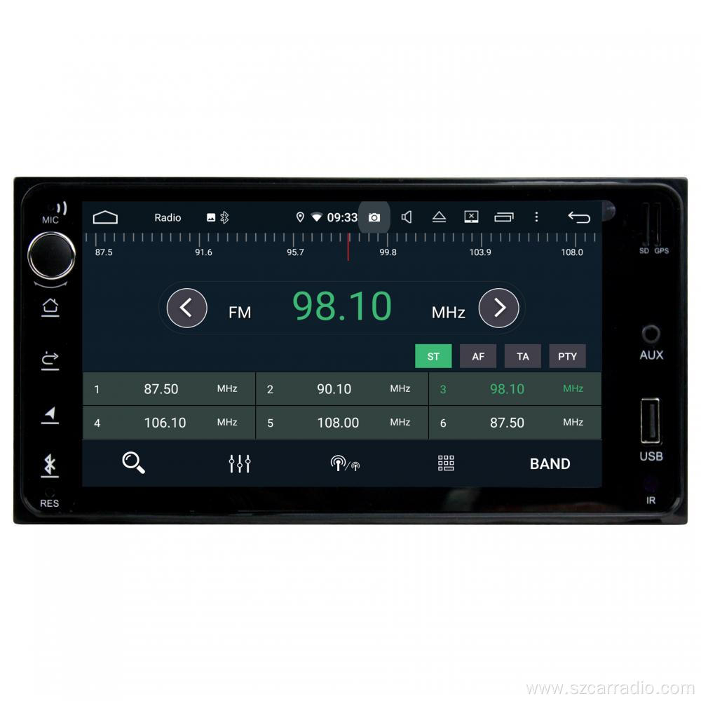 Toyota universal 7inch double din car stereo