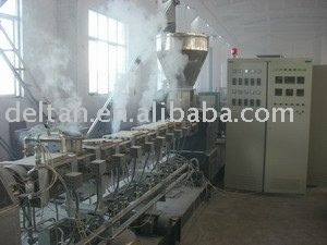 wood plastic profile extrusion line