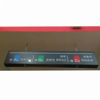Railway station billboards, LED, made of stainless steel, 6ft length, customized colors are accepted