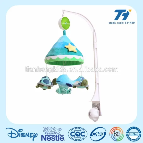 Sea Animal hanging baby crib musical mobile for bedding set with sound