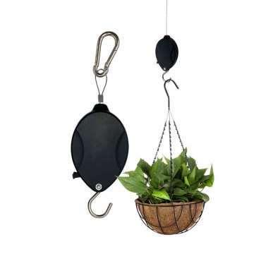 Adjustable Plant Hanging Set with Retractable Pulley System