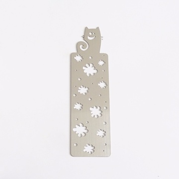 Großhandels Billiges kundenspezifisches Laser-Metallbookmark mit Logo