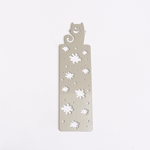 Wholesale Cheap Custom Laser Metal Bookmark with Logo