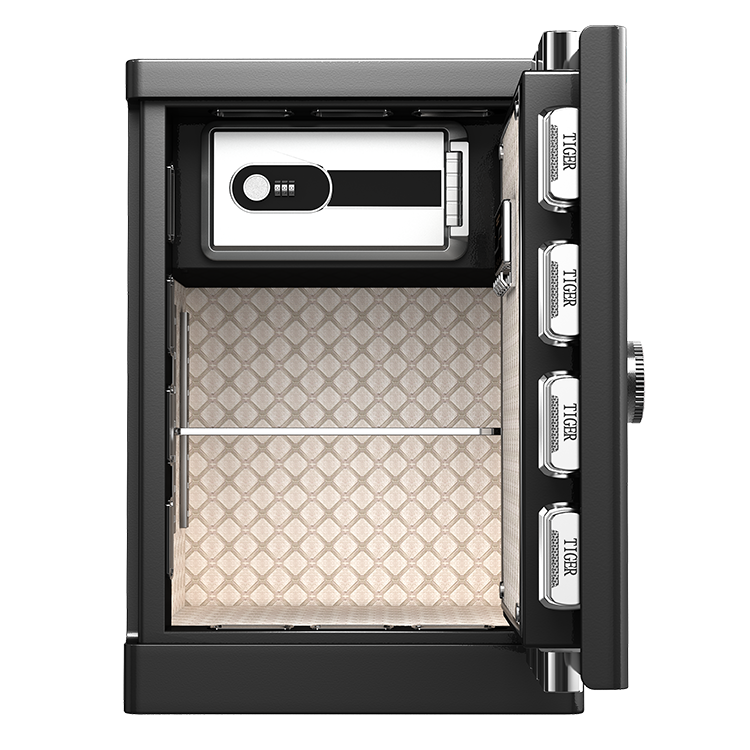 SK60 black fingerprint safe box